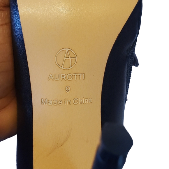 AUROTTI BLACK ANKLE BOOT STILLETTO 9 - Picture 6 of 7